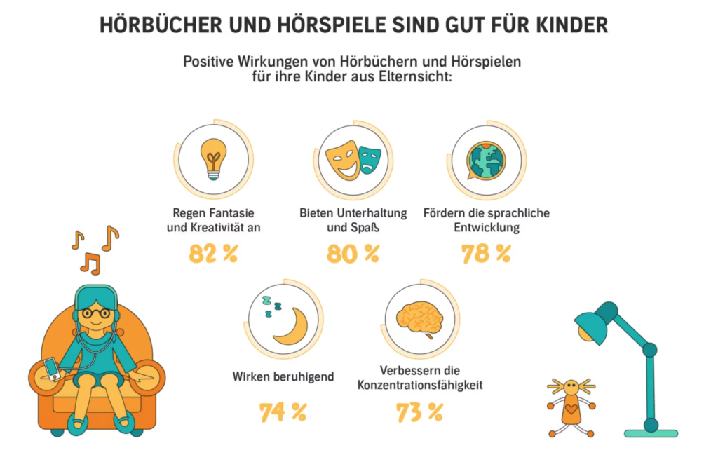 Audible-Studie: Positive Wirkung von Hörspielen